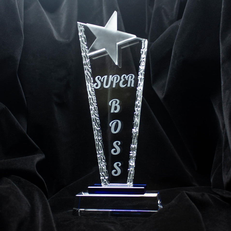Crystal Plaques Star Tower - Crystal Moments