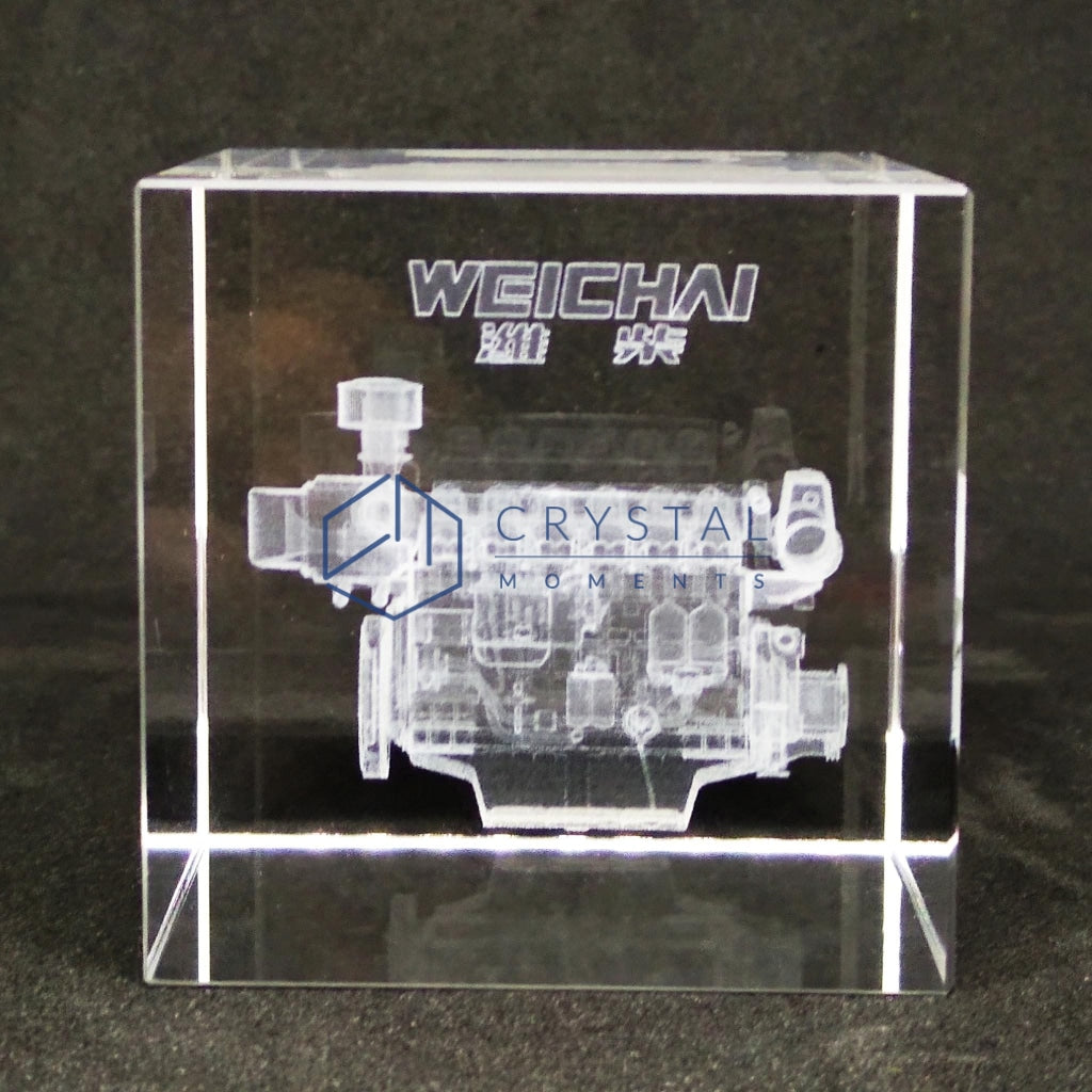 3d Crystal Cube - Crystal Moments