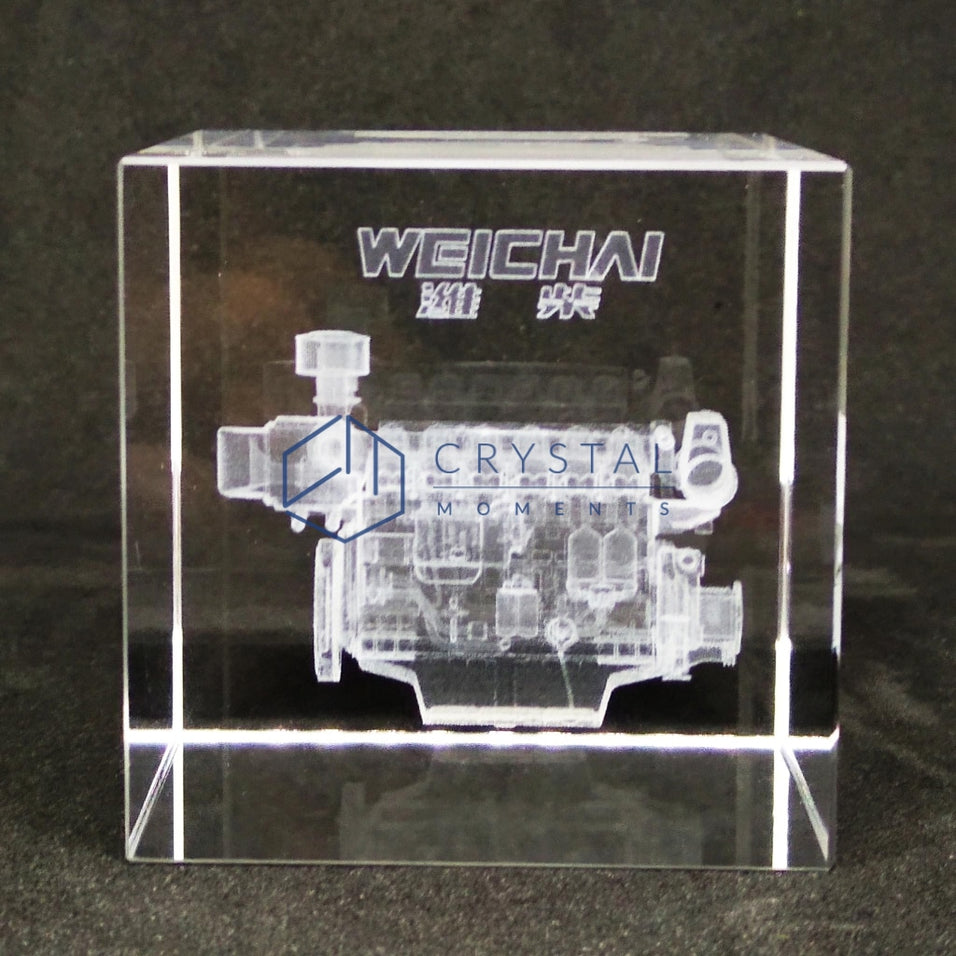 3d Crystal Cube - Crystal Moments