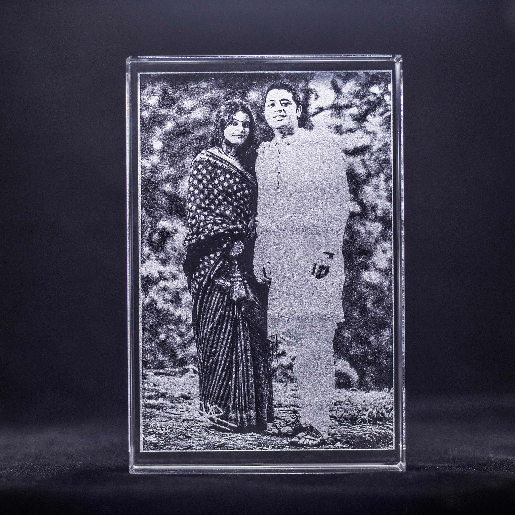 Rectangle Crystal Photo Frame - Crystal Moments