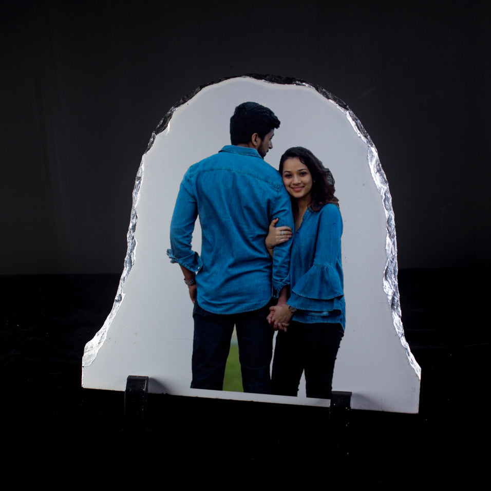 Multi-Color Stone Photo Frame